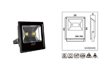 100w Ip65 Integrated Super Bright Outdoor Led Flood Lights 120°  Beam Angle